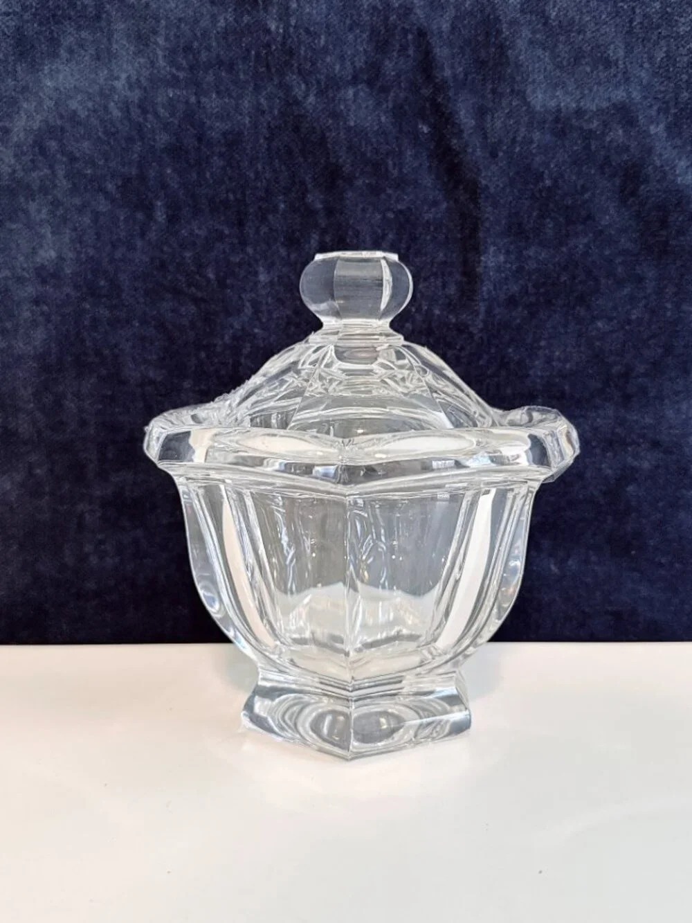 BACCARAT CRYSTAL HARCOURT MISSOURI LIDDED CANDY DISH JAM JAR